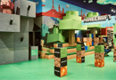 Zážitkové prezentace Nerf a Minecraft od společnosti Authentica v hračkářství Hamleys.