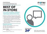 BEST OF IN-STORE - Nenechte si ujít úspěšný seminář POPAI CE - 16.2.2023