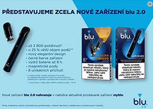 Společnost Imperial Brands představila inovovaný vaporizér blu 