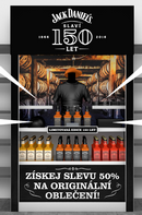 Jack Daniel’s oslavil 150. výročí s originálními regály v Tescu