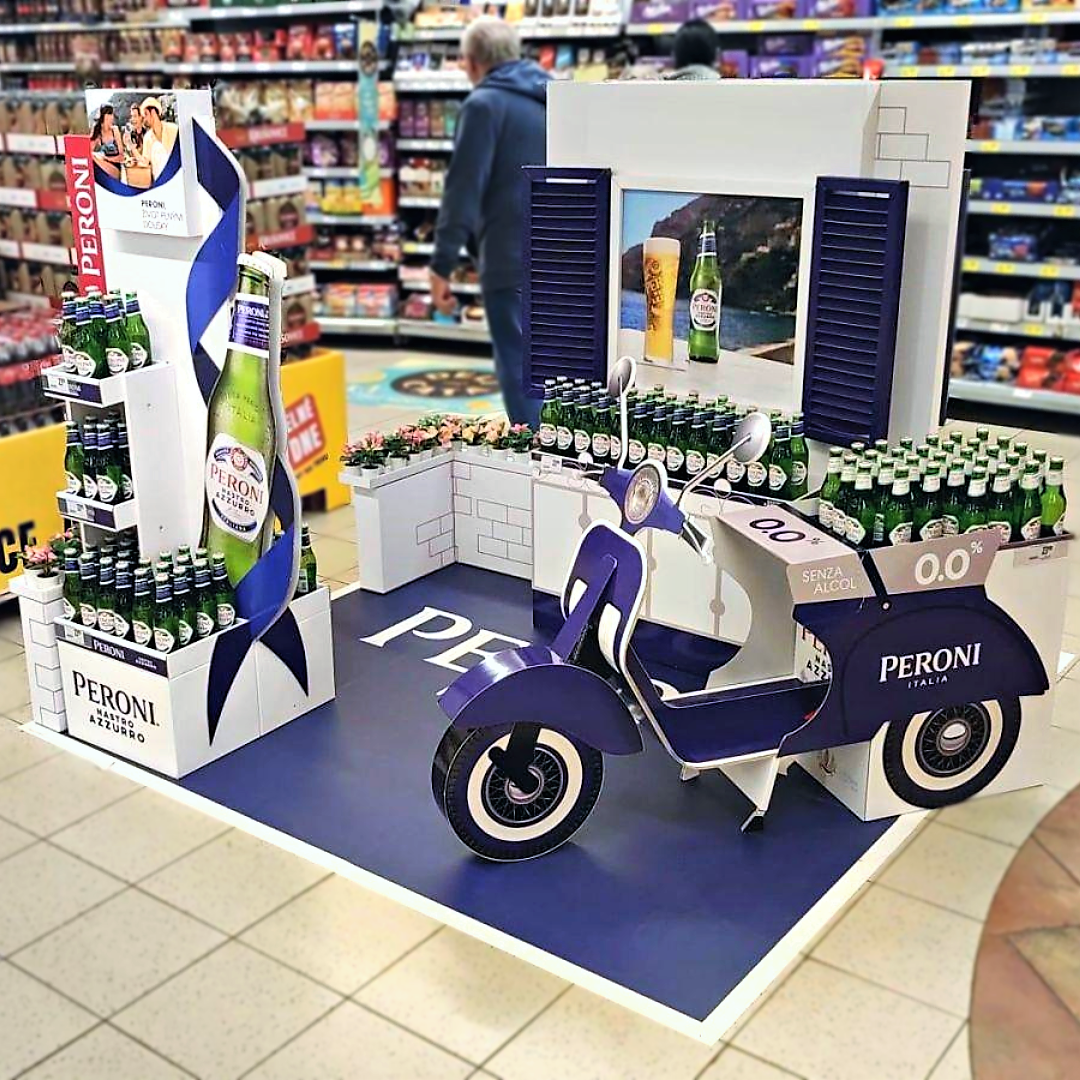 Unikátní Shop in Shop pro značku Peroni