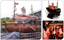 Pojízdný bar Loď Captain Morgan